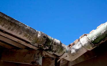 Asbestos Guttering